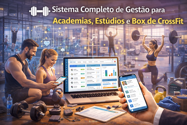 Sistema Completo de Gestão para Academias, Estúdios e Box de CrossFit