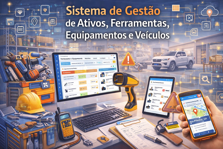 Sistema de Gestão de Ativos, Ferramentas, Equipamentos e Veículos